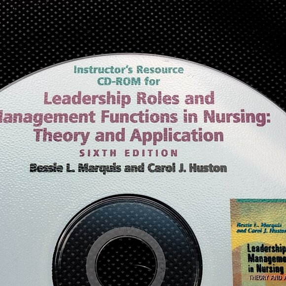 Leadership Roles Management Test Bank Nursing Theory Application Instructor CD - Picture 2 of 5